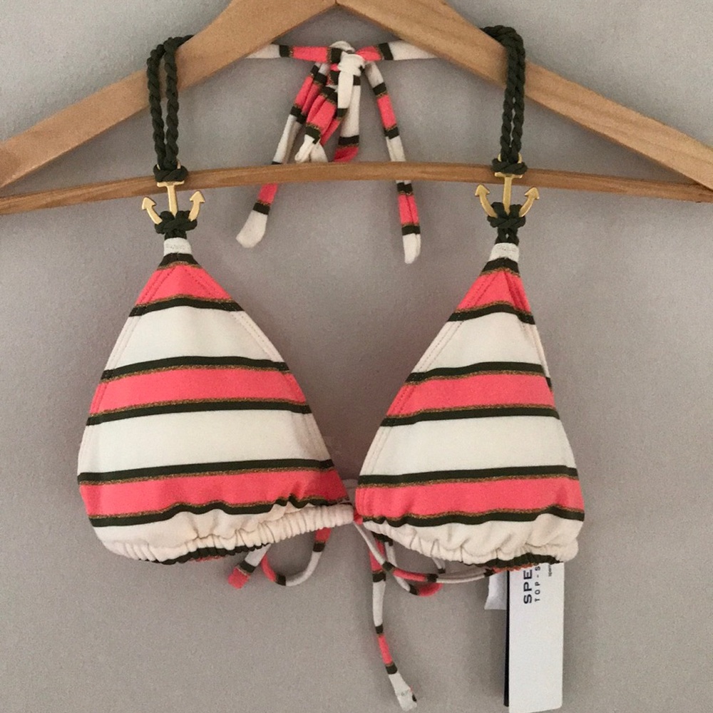 NWT⚓️Sperry top-sider nautical bikini top